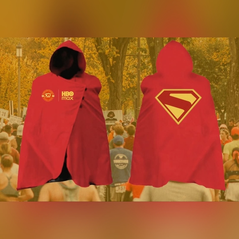 50th Anniversary Marine Corps Marathon (MCM) Finisher Poncho Superman DC Comics